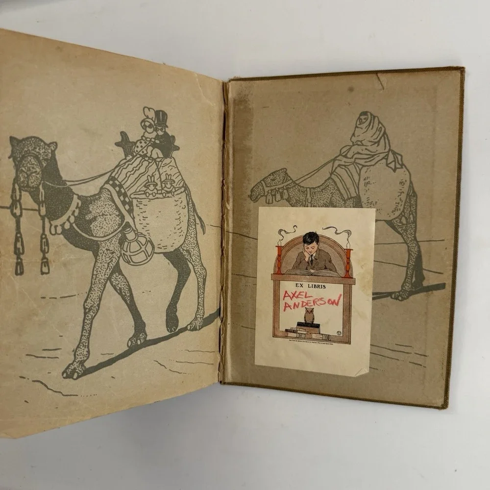 Nixie Bunny In Holiday Land by Sindelar 1917 Old Antique Vintage Children's Book